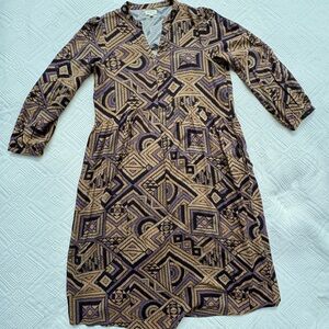 World Market midi print dress